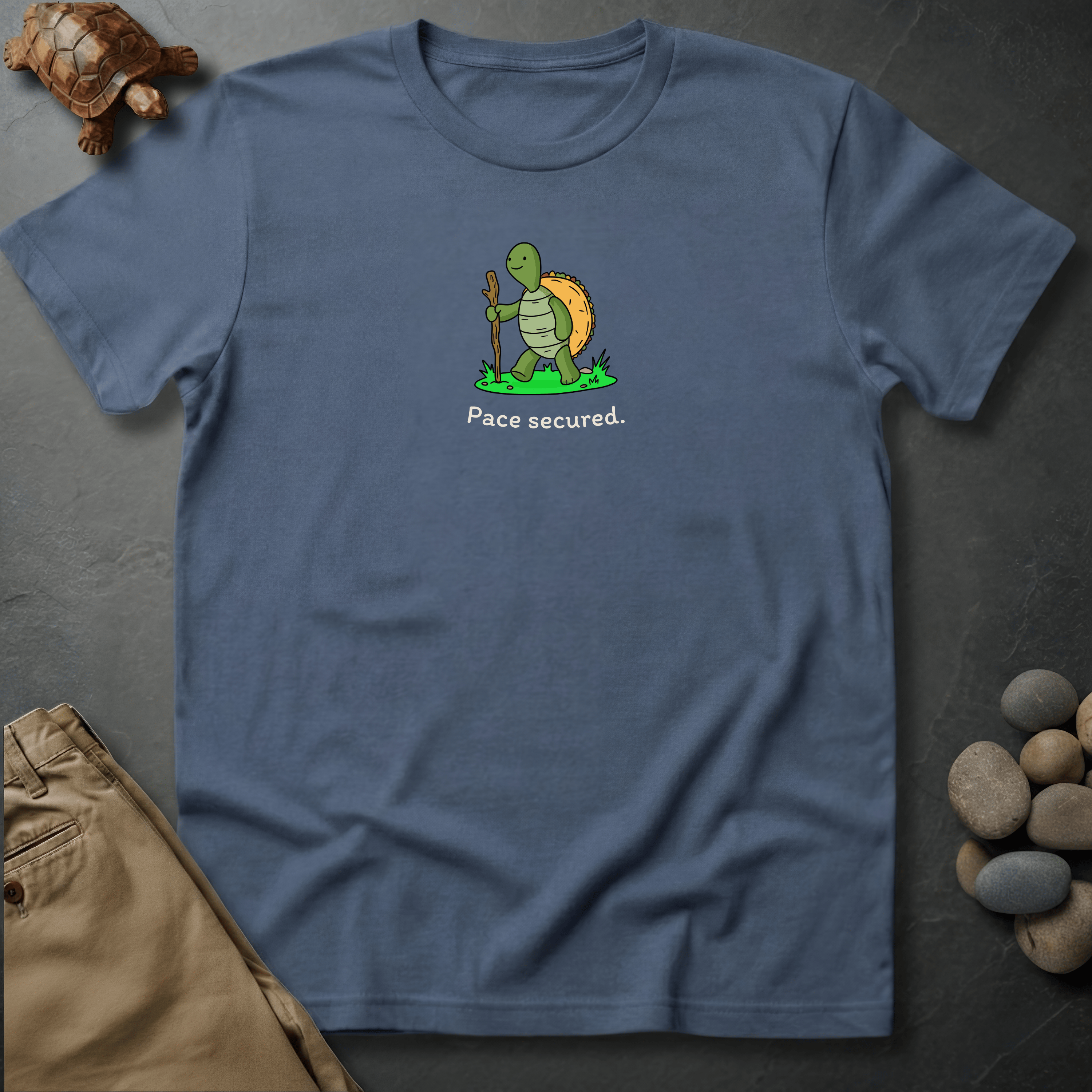 Printify T-Shirt Blue Jean / S Pace secured