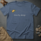 Printify T-Shirt Blue Jean / S Slow by design