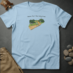 Printify T-Shirt Chambray / S Here for the long trail.