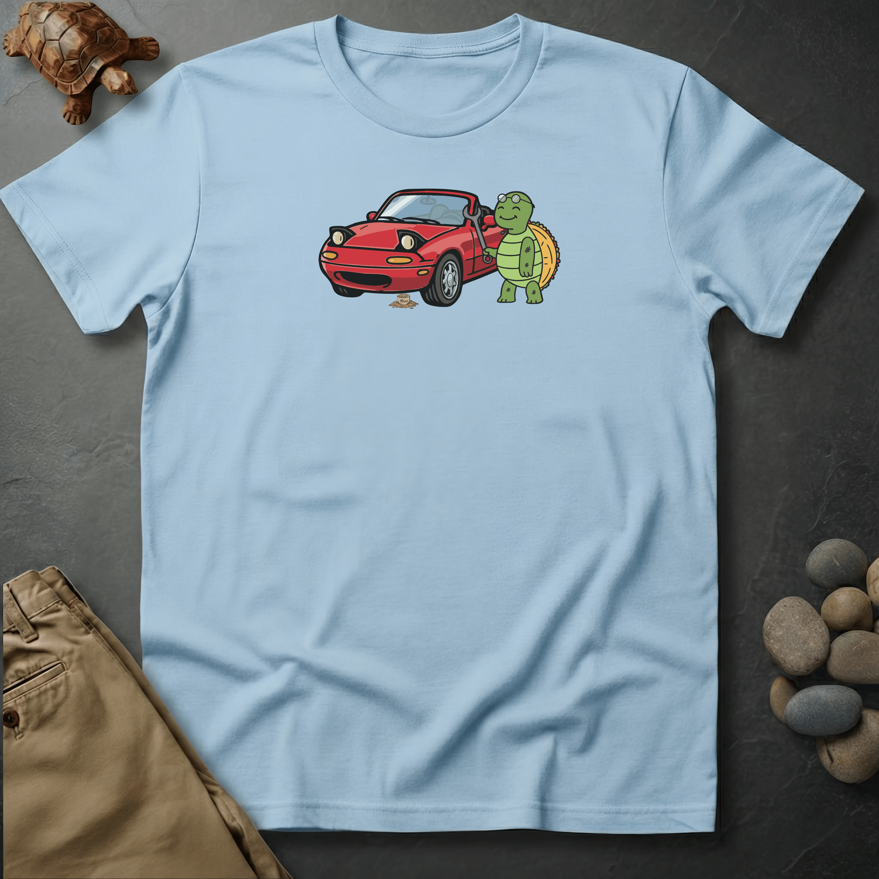 Printify T-Shirt Chambray / S Just one more mod graphic