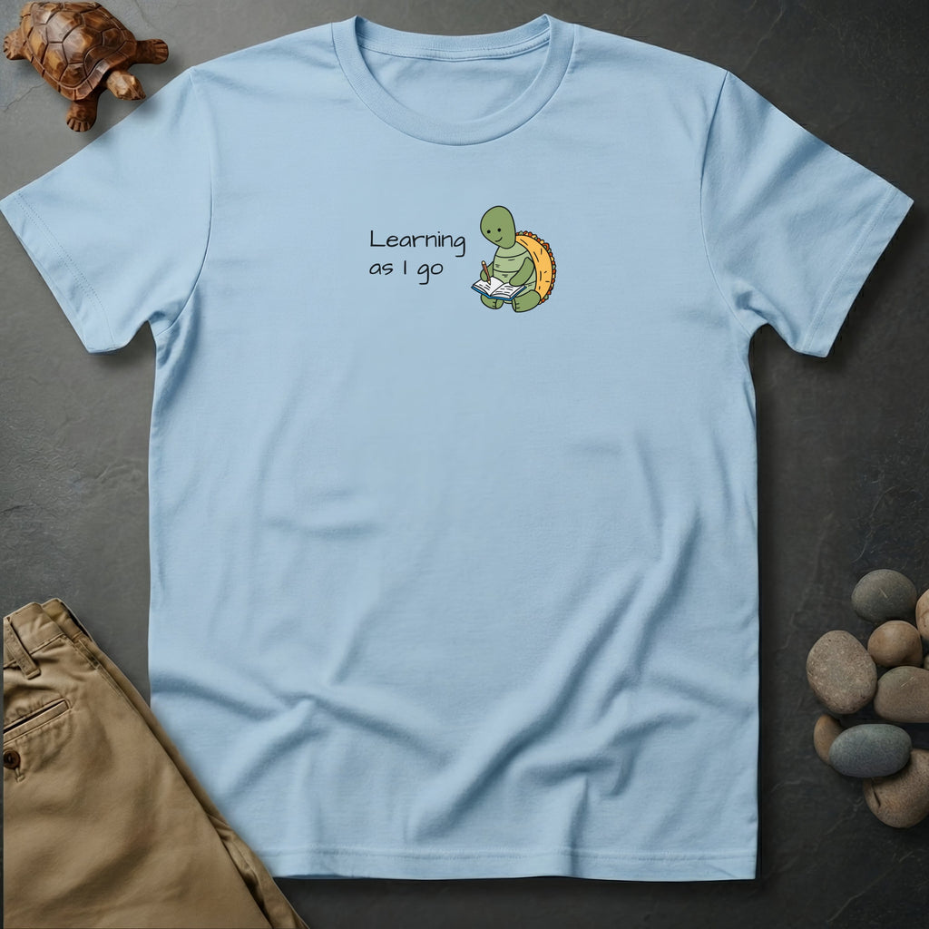Printify T-Shirt Chambray / S Learning as I go