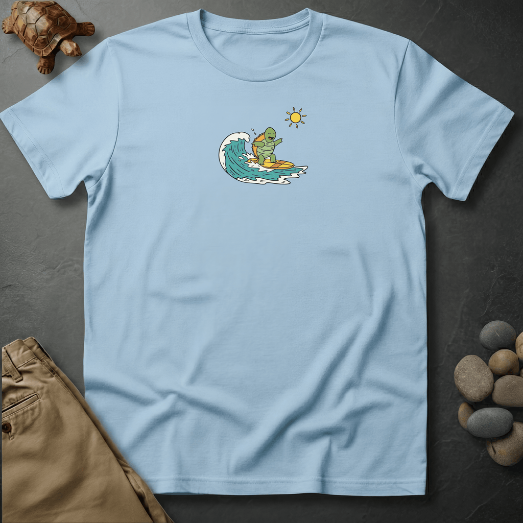 Printify T-Shirt Chambray / S Rise with the waves graphic
