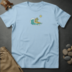 Printify T-Shirt Chambray / S Rise with the waves graphic