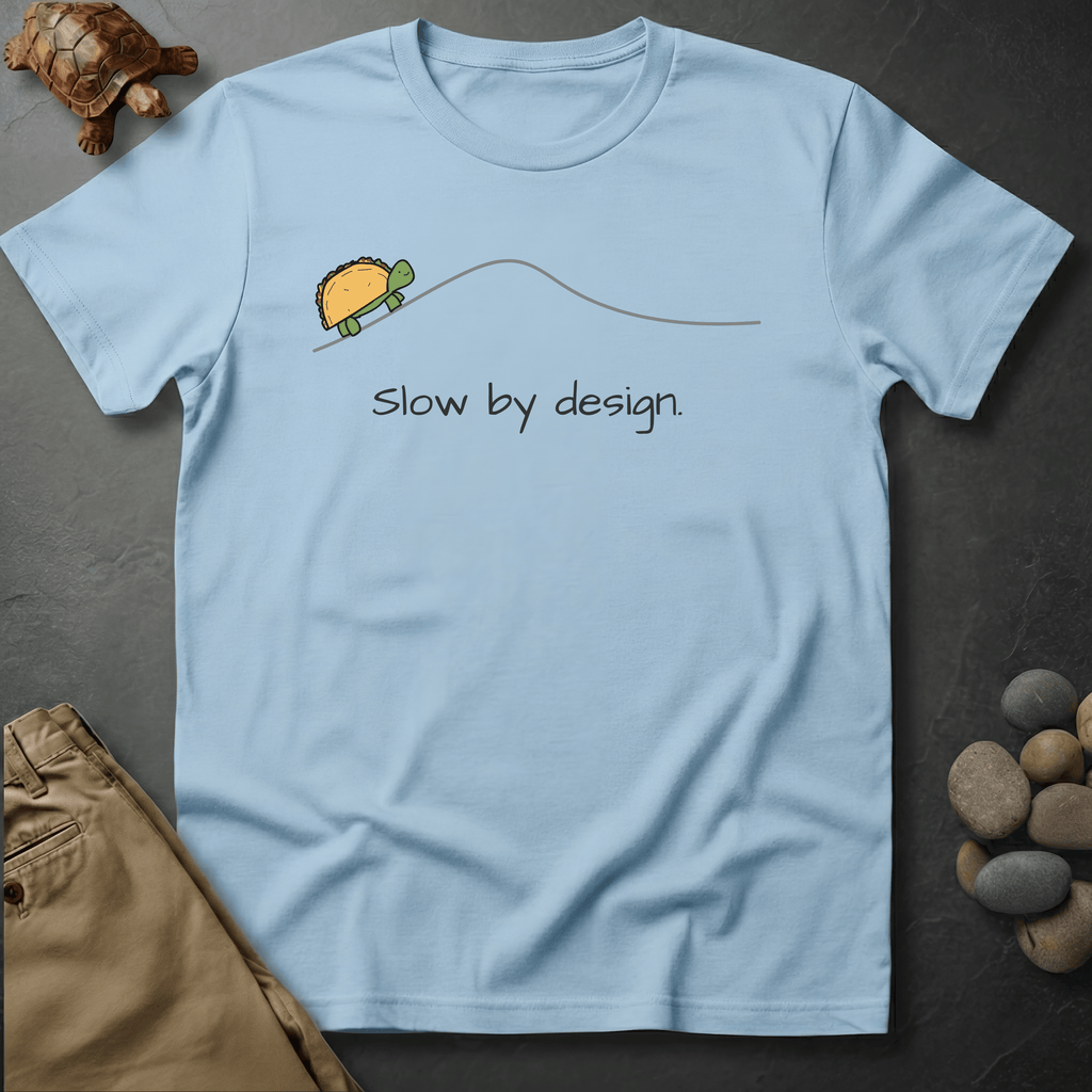Printify T-Shirt Chambray / S Slow by design