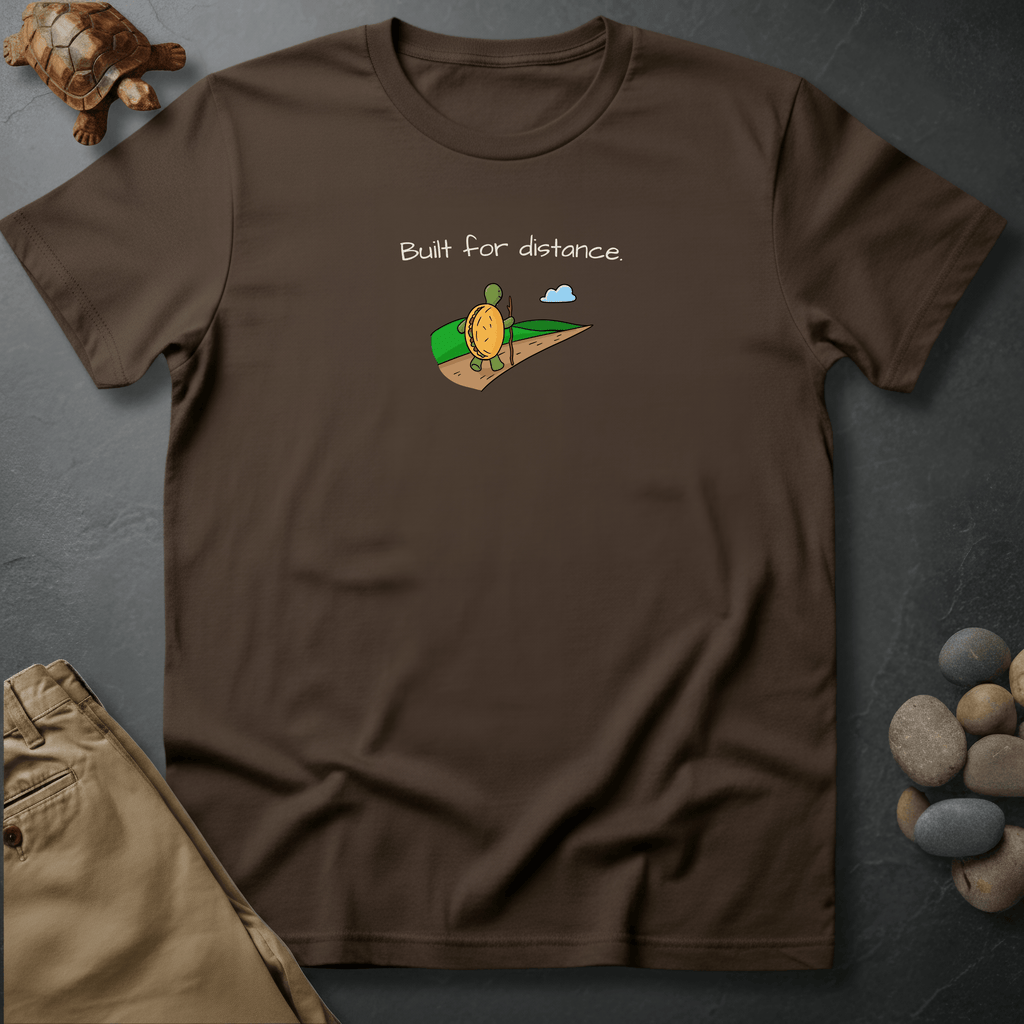 Printify T-Shirt Espresso / S Built for Distance