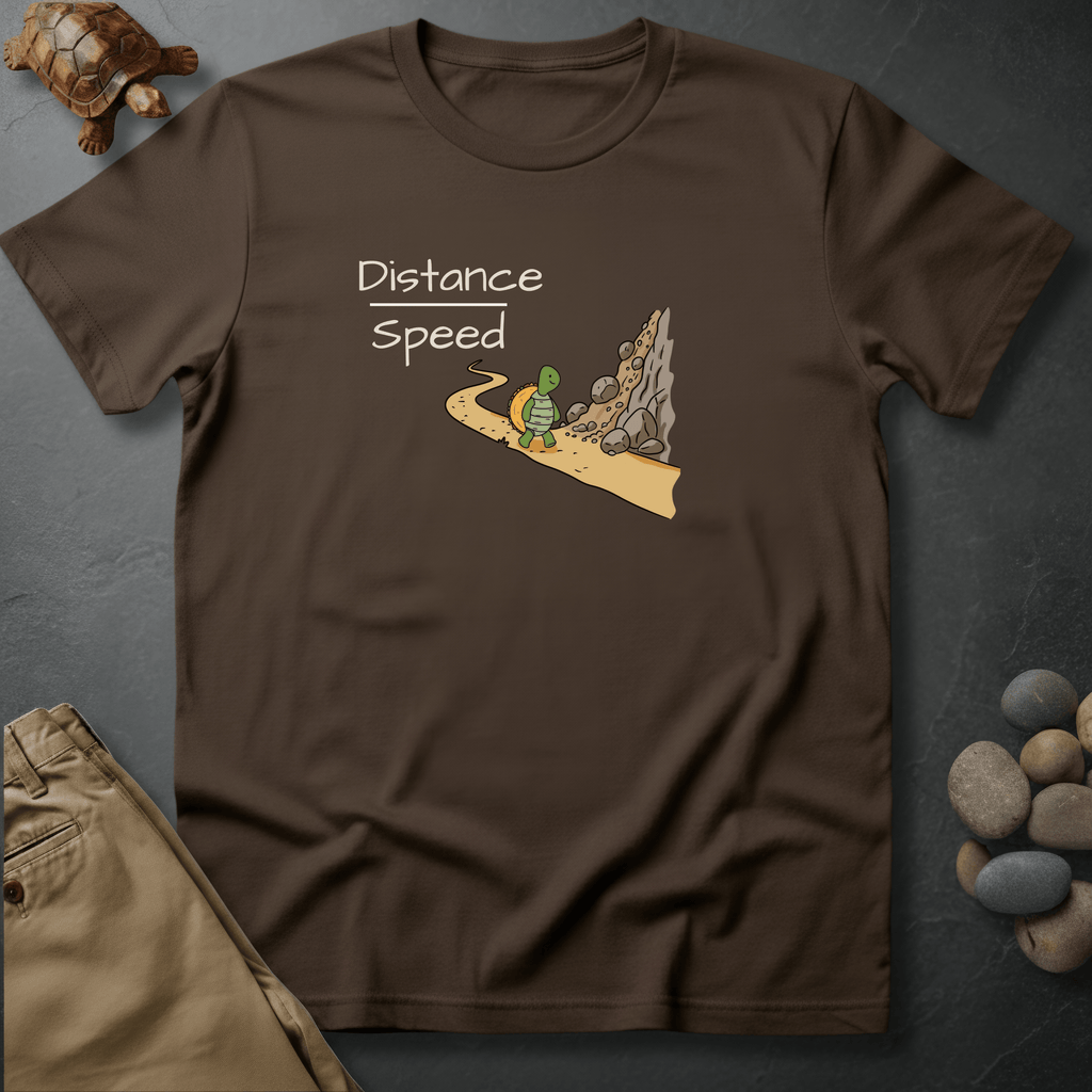 Printify T-Shirt Espresso / S Distance Over Speed