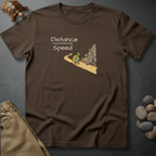 Printify T-Shirt Espresso / S Distance Over Speed