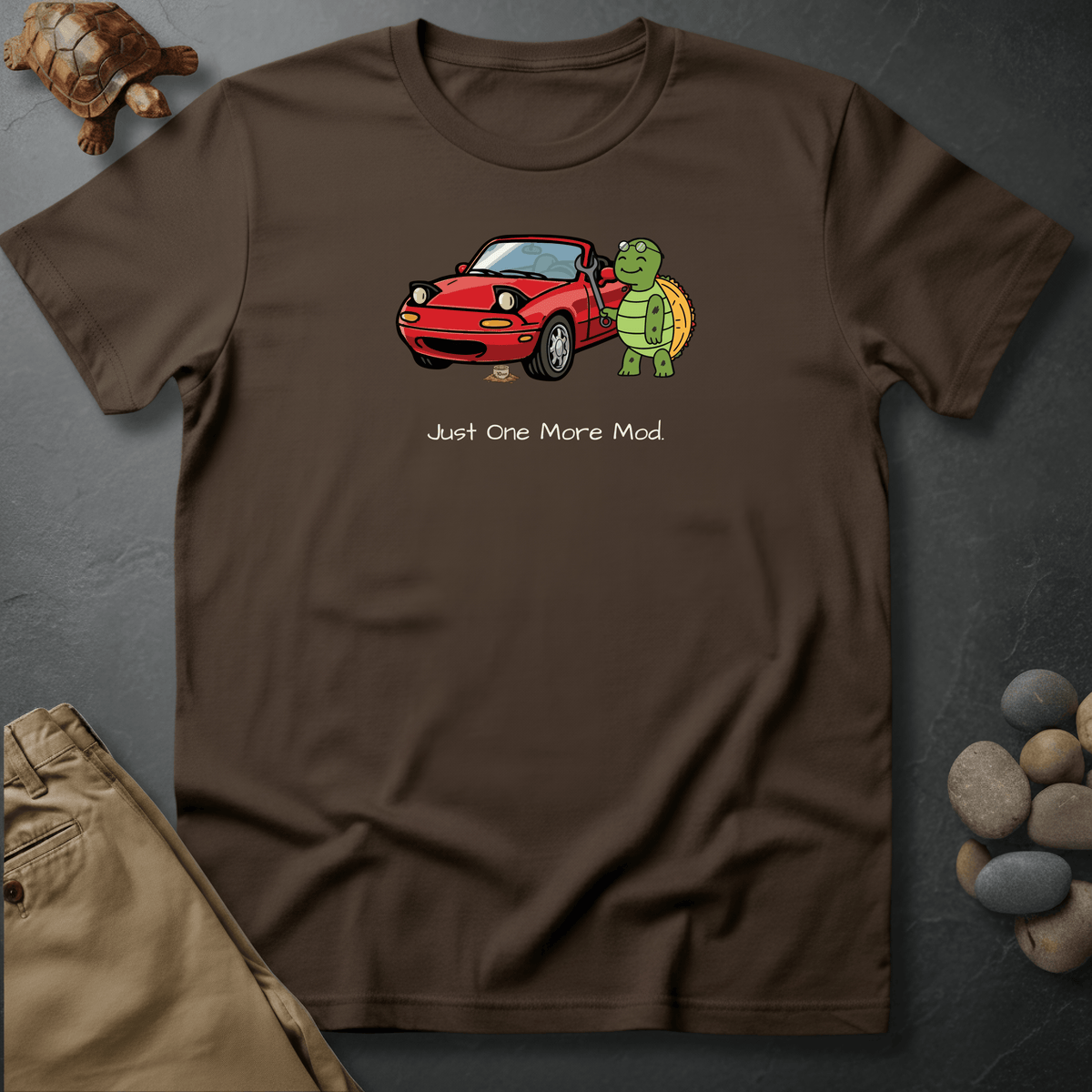 Printify T-Shirt Espresso / S Just one more mod