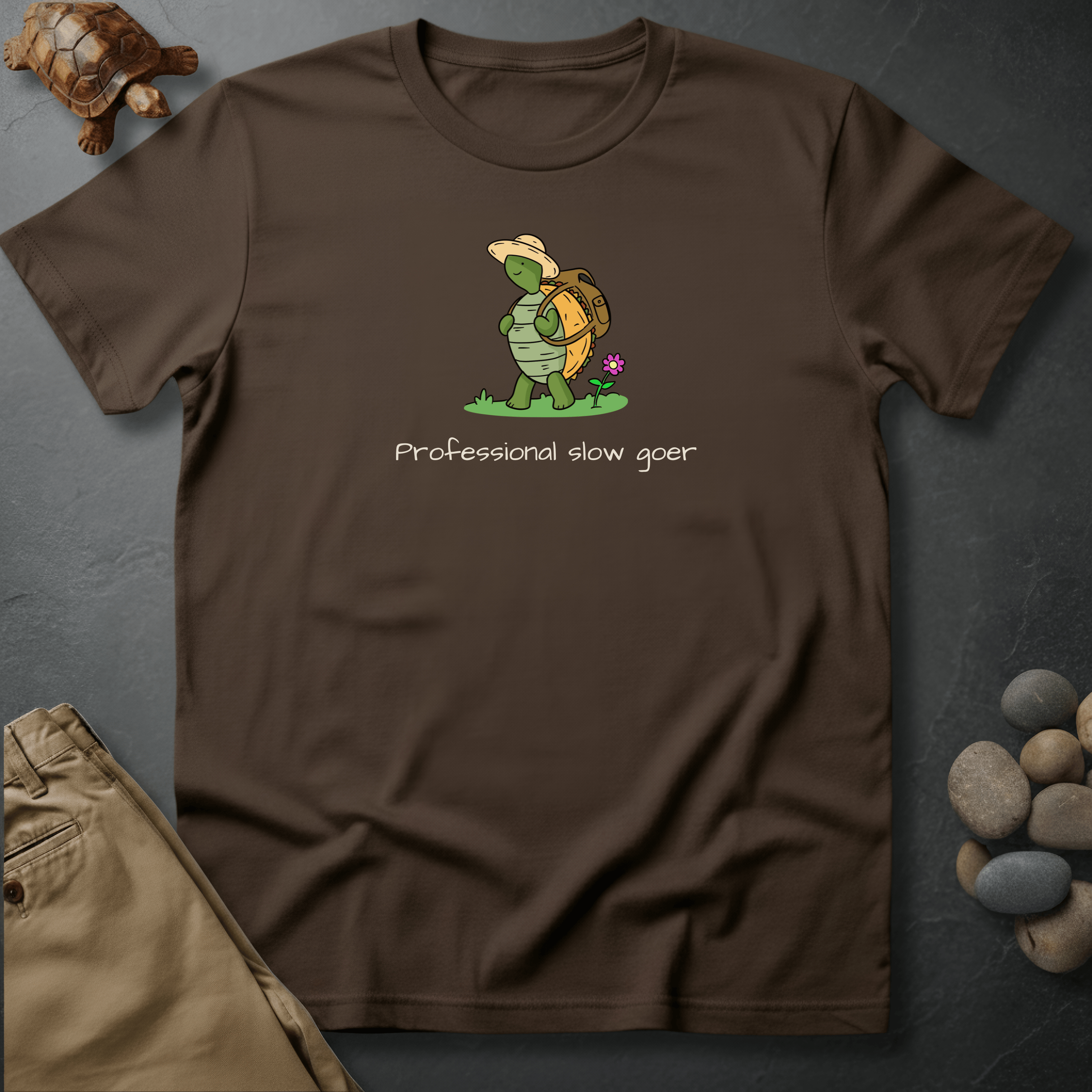 Printify T-Shirt Espresso / S Professional slow goer
