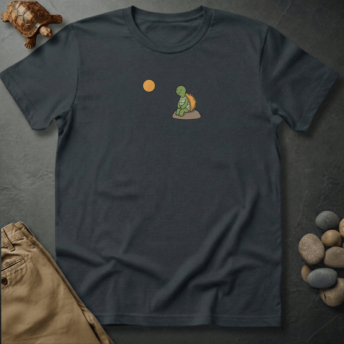 Printify T-Shirt Graphite / S No Rush graphic