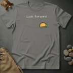 Printify T-Shirt Grey / S Look forward