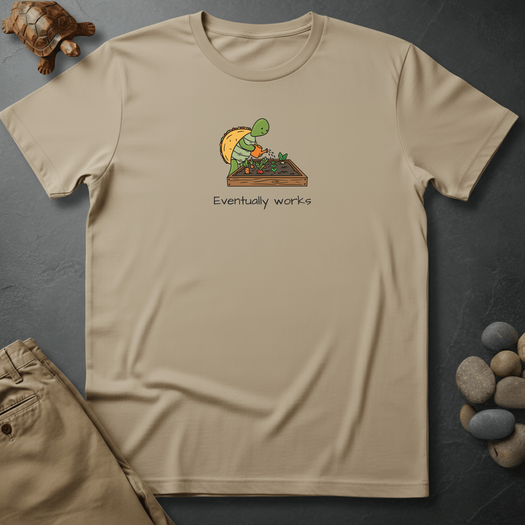 Printify T-Shirt Ivory / S Eventually works.