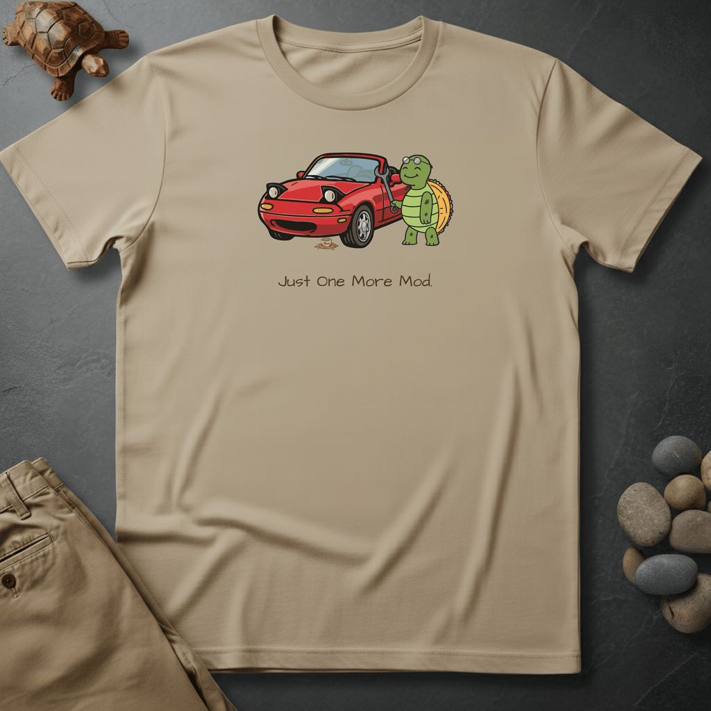 Printify T-Shirt Ivory / S Just one more mod