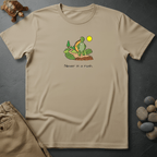 Printify T-Shirt Ivory / S Never in a rush.