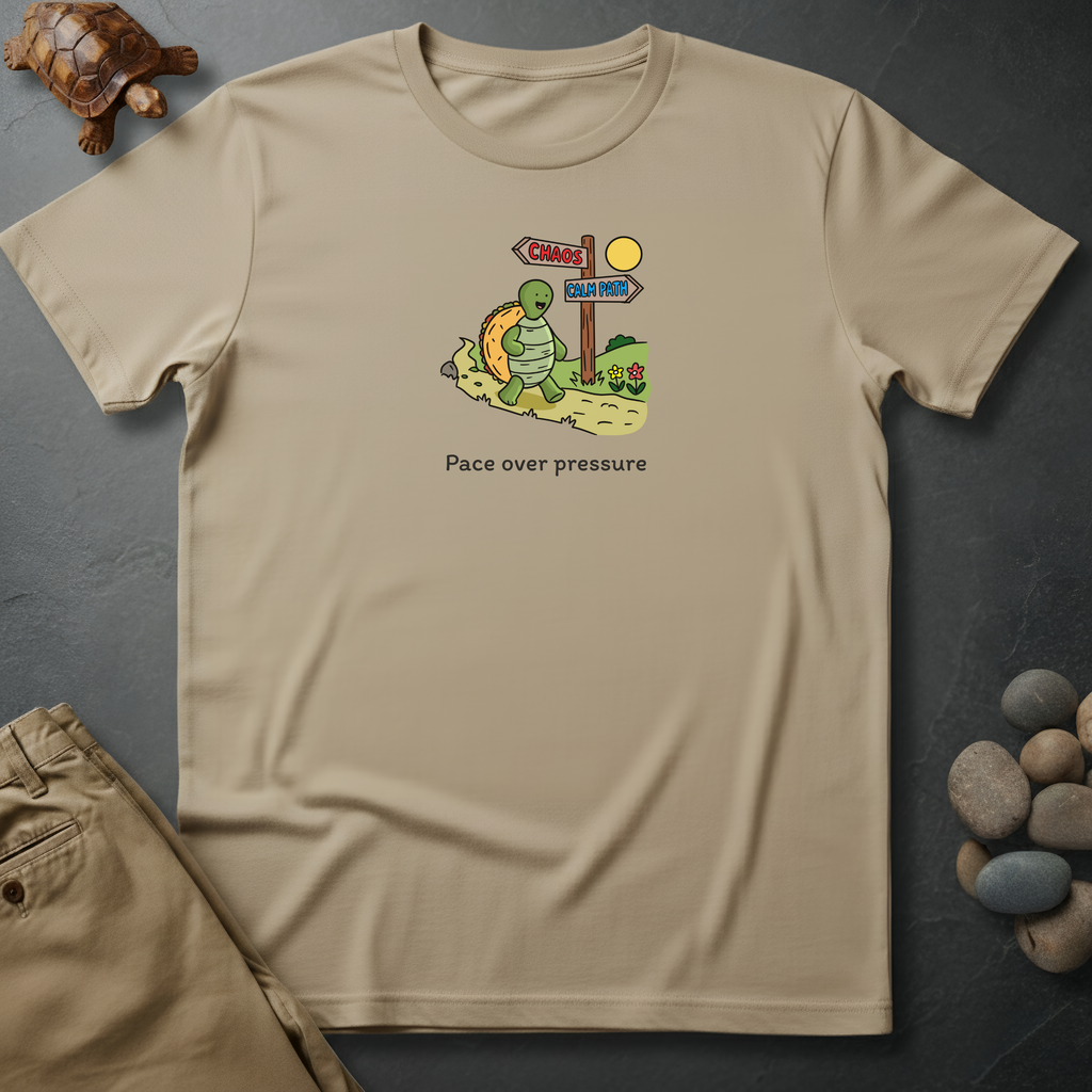 Printify T-Shirt Ivory / S Pace over pressure.