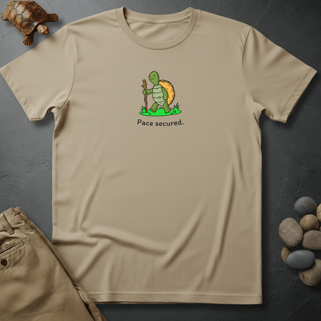 Printify T-Shirt Ivory / S Pace secured
