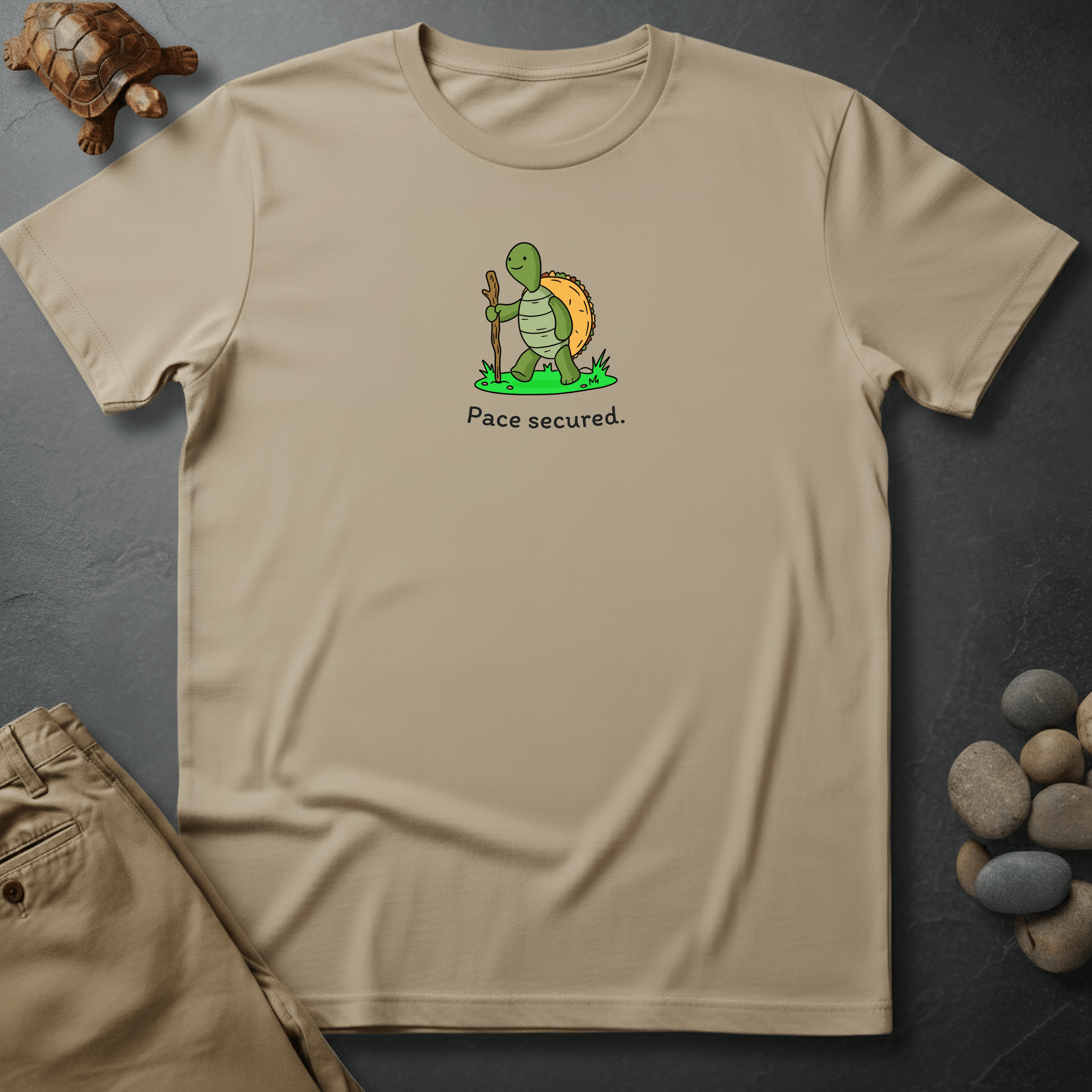 Printify T-Shirt Ivory / S Pace secured