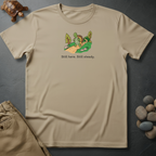 Printify T-Shirt Ivory / S Still here. Still steady.
