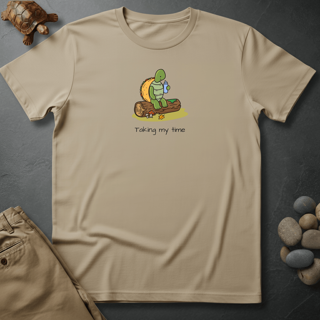 Printify T-Shirt Ivory / S Taking my time