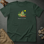 Printify T-Shirt Moss / S Never in a rush.