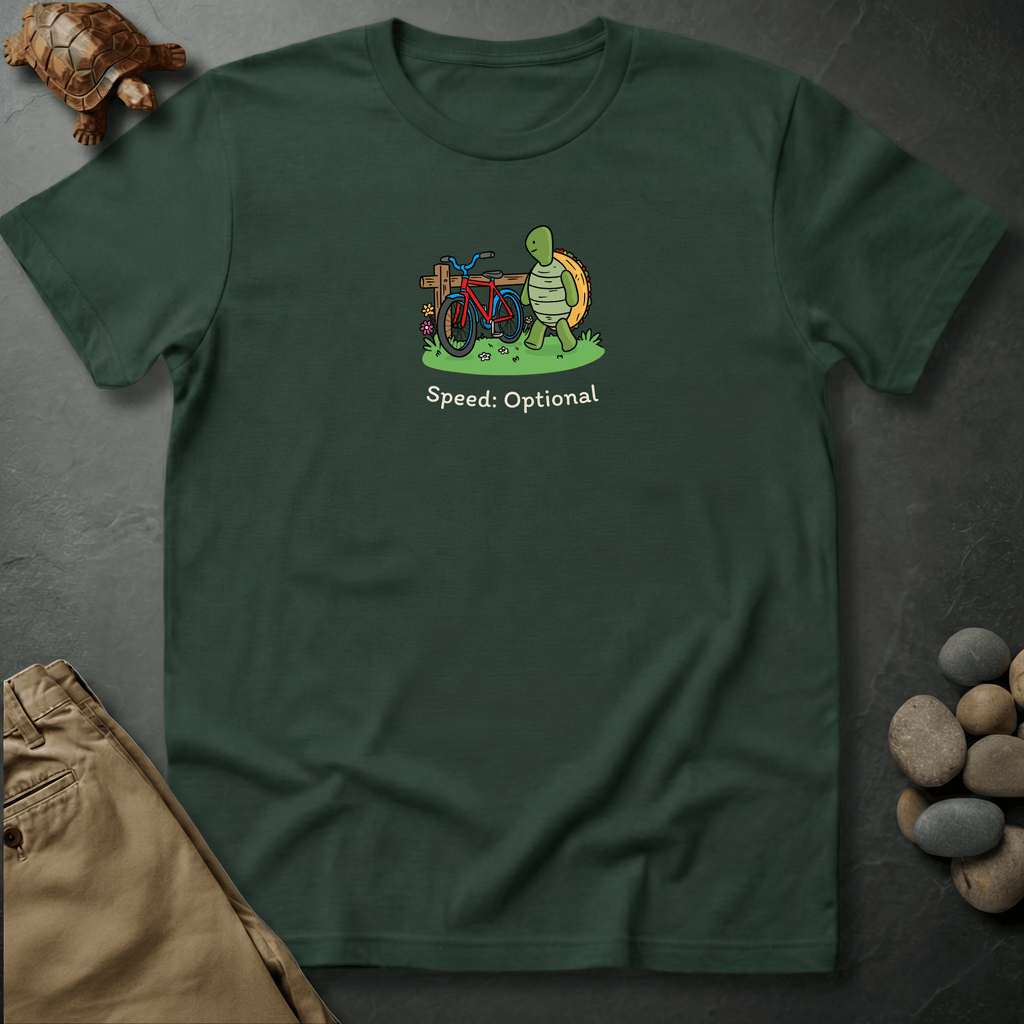 Printify T-Shirt Moss / S Speed: Optional