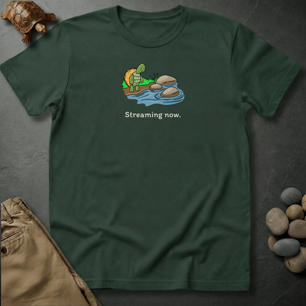 Printify T-Shirt Moss / S Streaming now.