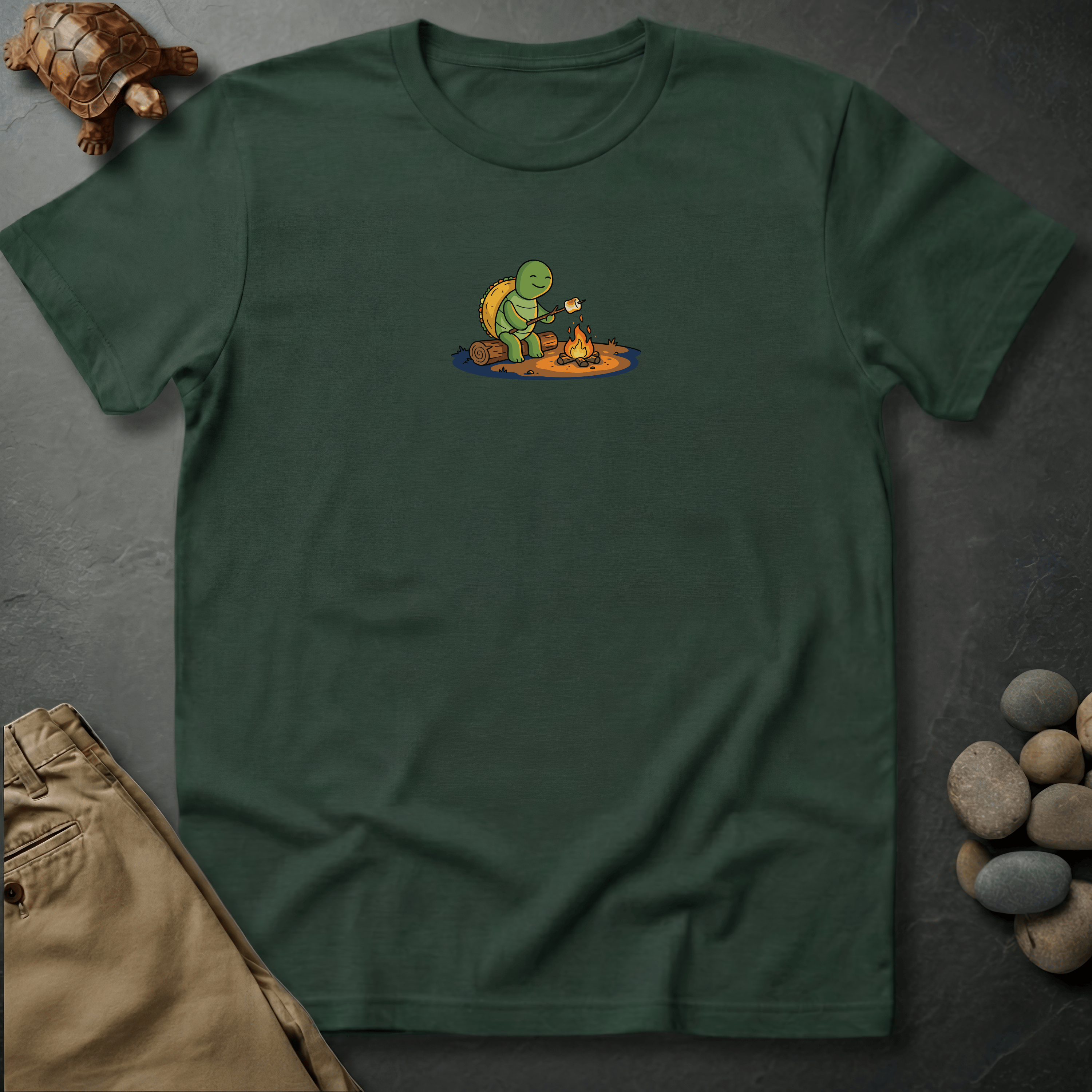 Printify T-Shirt Moss / S Worth the Wait Graphic