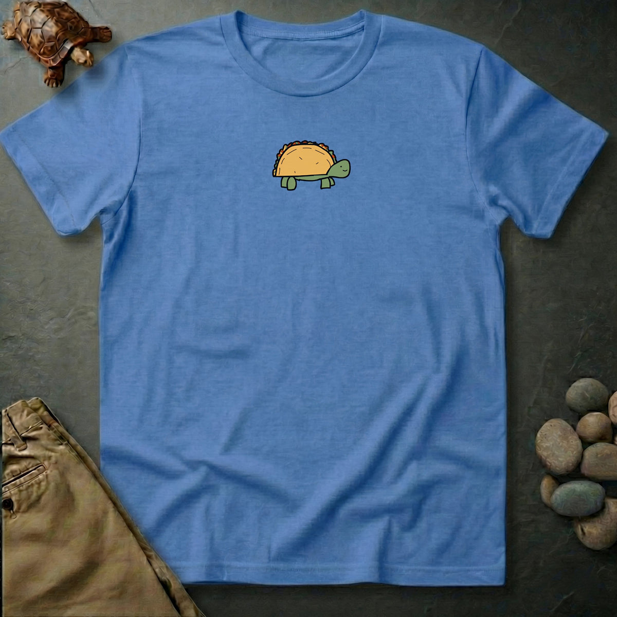 Printify T-Shirt Mystic Blue / S Taco Turtle T-Shirt