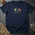Printify T-Shirt Navy / S build on what lasts