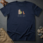 Printify T-Shirt Navy / S one door opens