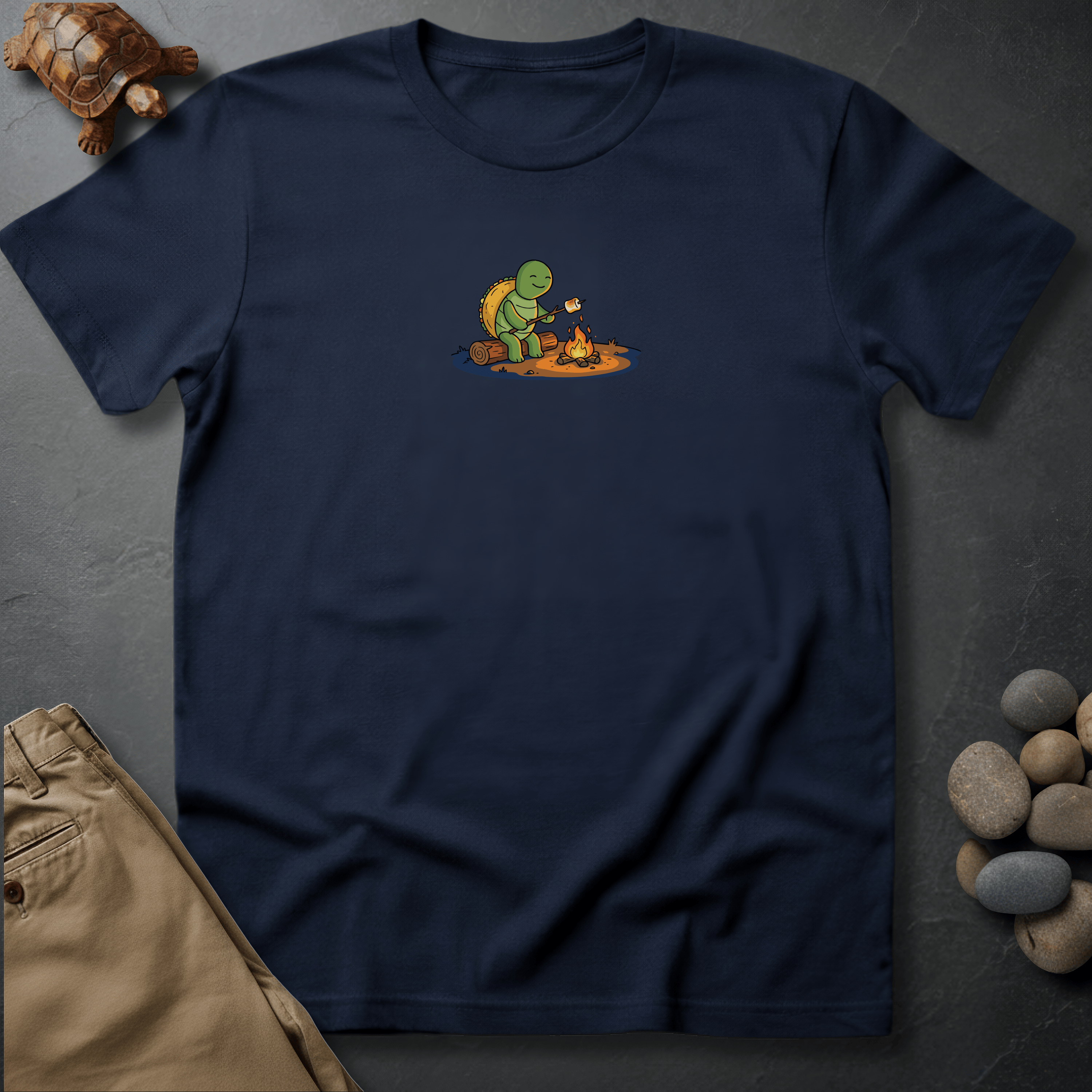 Printify T-Shirt Navy / S Worth the Wait Graphic