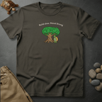 Printify T-Shirt Pepper / S Build slow. Stand strong.