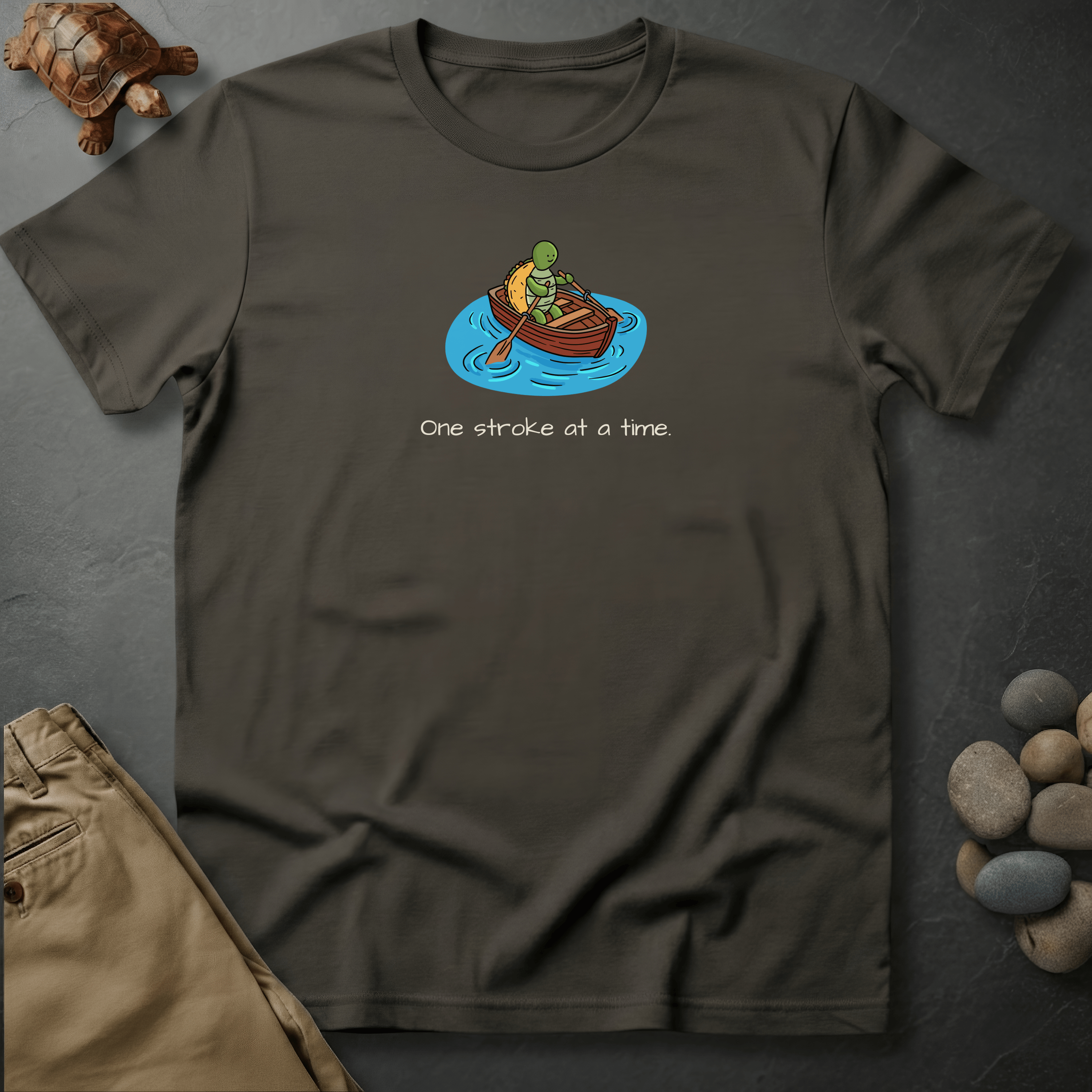 Printify T-Shirt Pepper / S One stroke at a time.