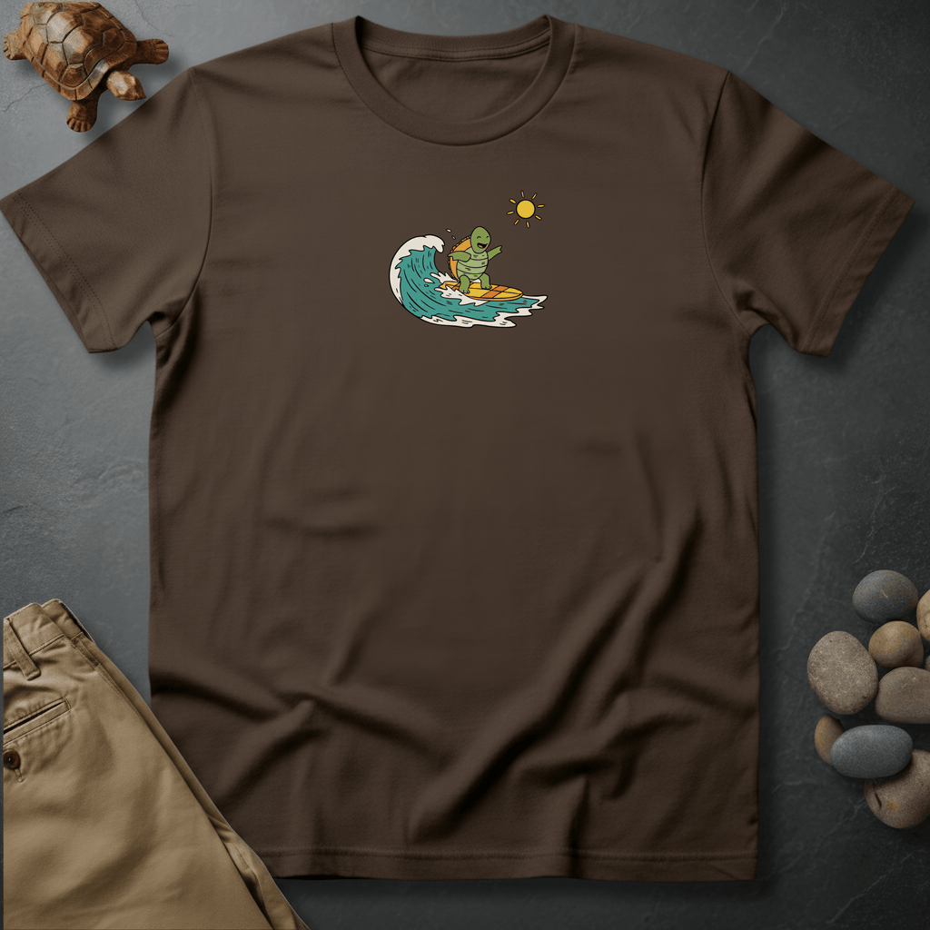 Printify T-Shirt Rise with the waves graphic