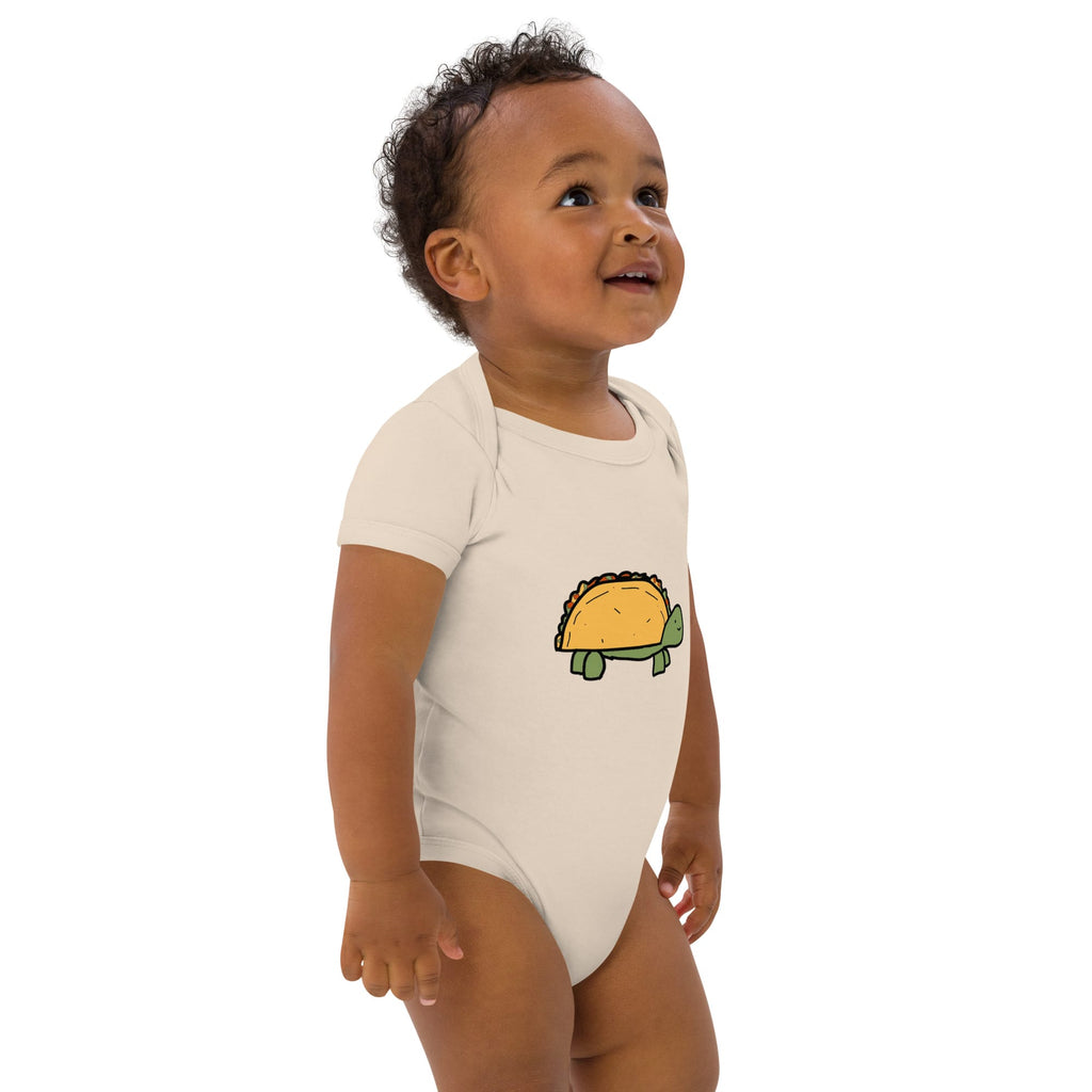 Taco the Turtle Organic cotton baby bodysuit