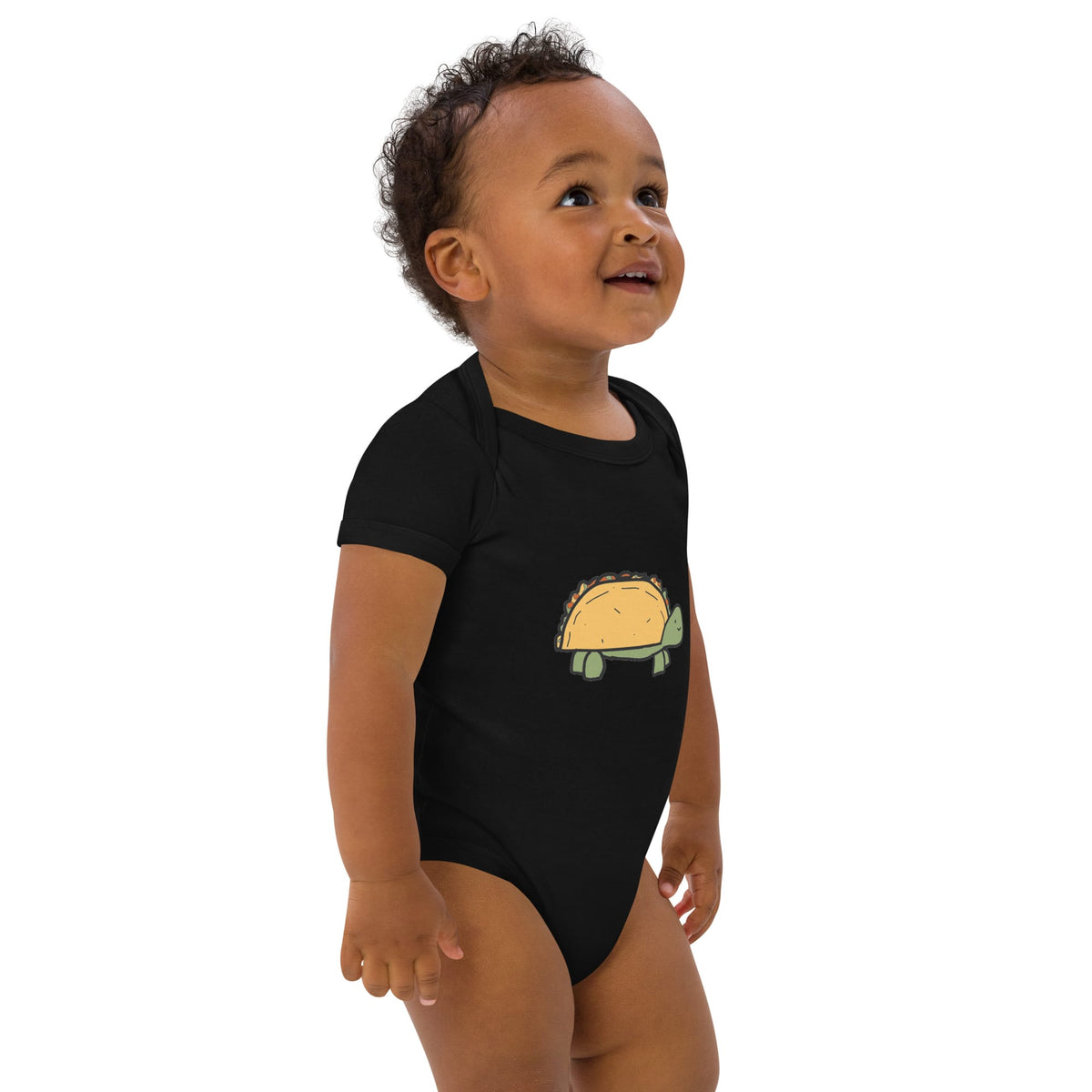 Taco the Turtle Organic cotton baby bodysuit