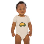 Taco the Turtle Organic Natural / 3-6m Organic cotton baby bodysuit
