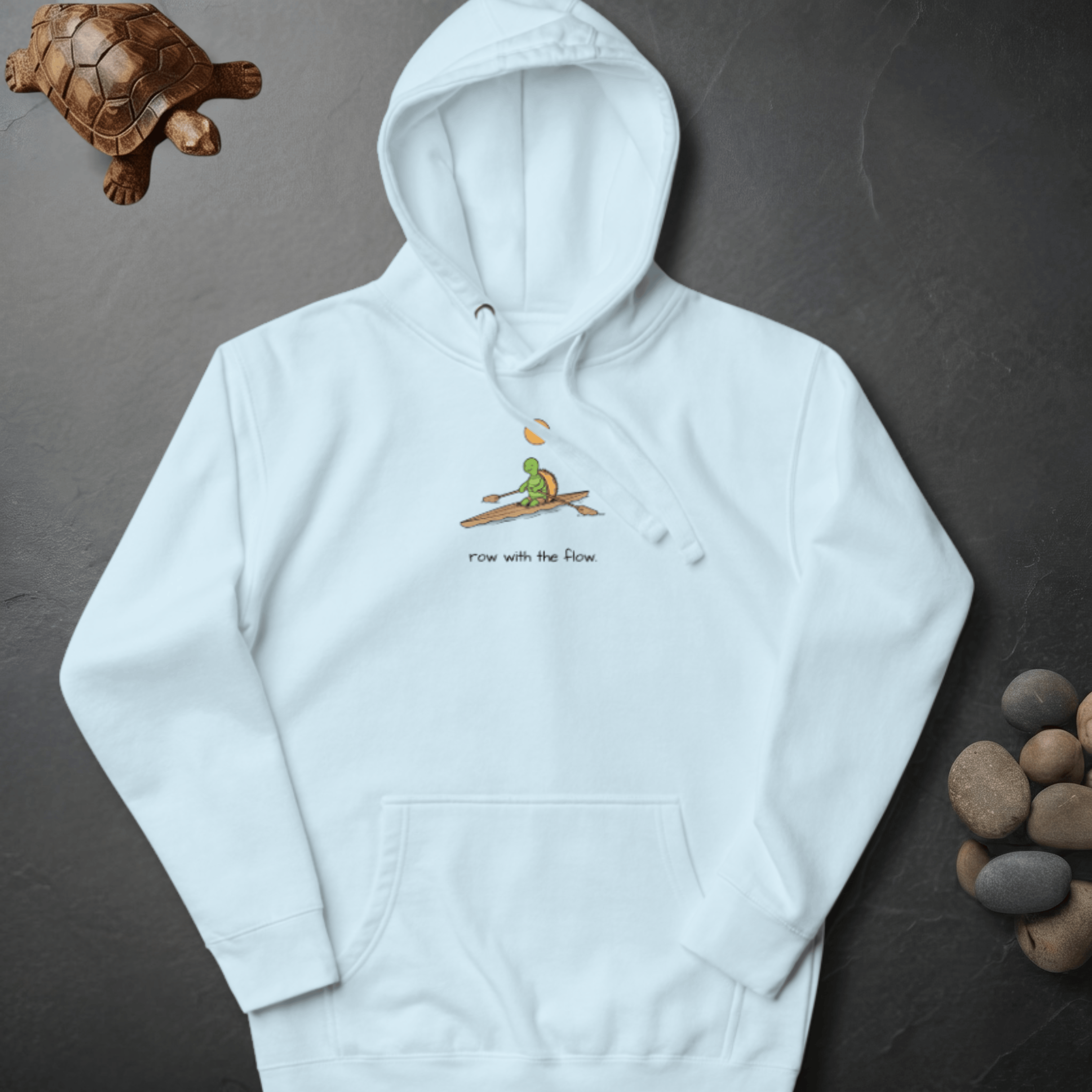 Taco the Turtle T-Shirt Row with the Flow Hoodie