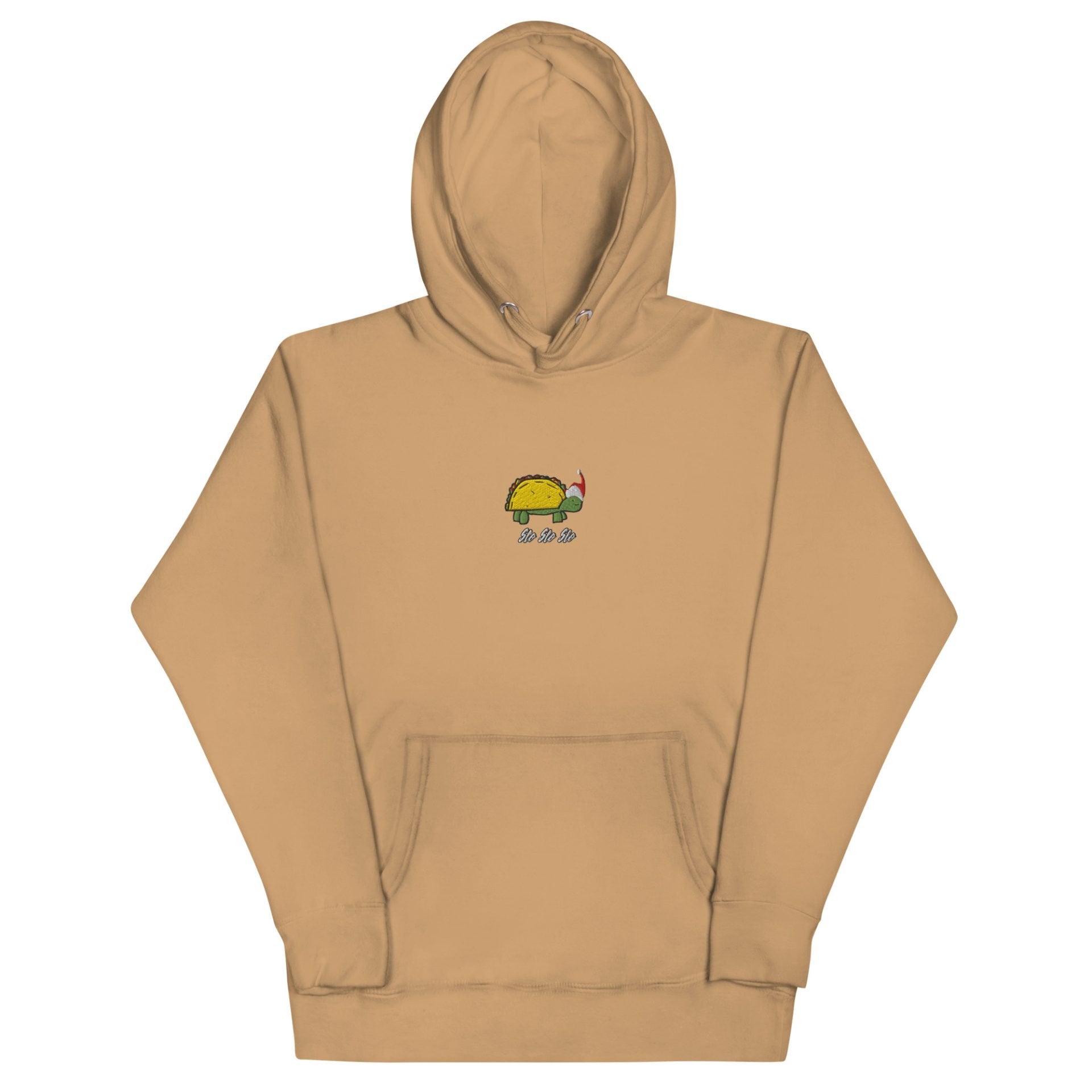 Taco the Turtle variable Khaki / S Slo Slo Slo Taco Christmas Hoodie