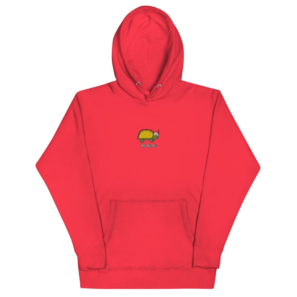 Taco the Turtle variable Team Red / S Slo Slo Slo Taco Christmas Hoodie